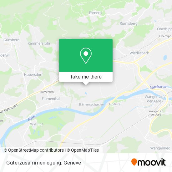 Güterzusammenlegung map
