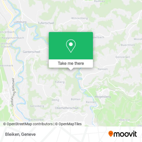 Bleiken map