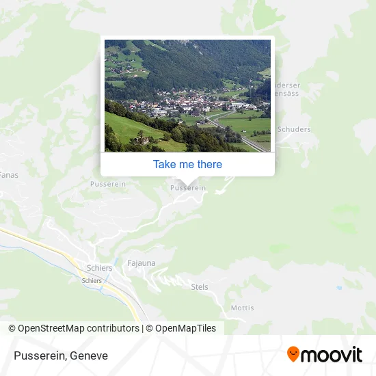 Pusserein map