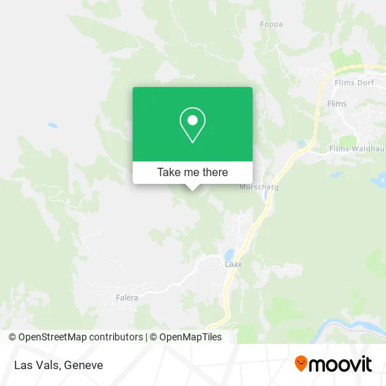 Las Vals map