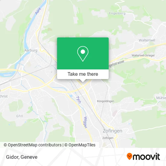 Gidor map