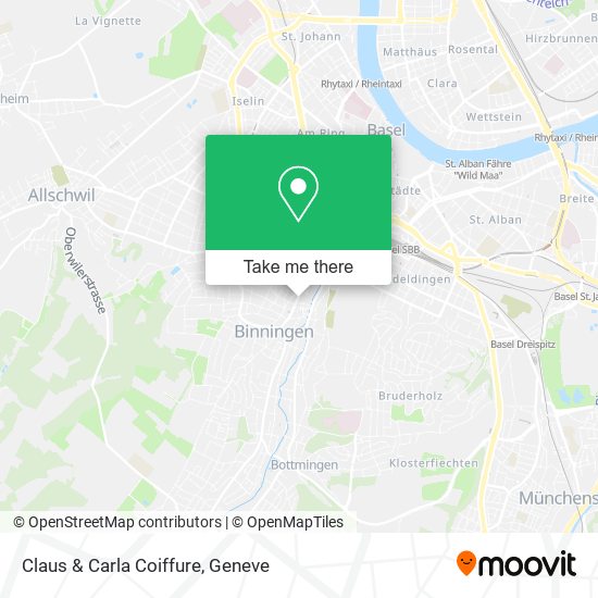 Claus & Carla Coiffure map
