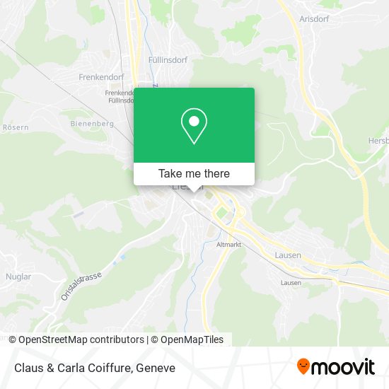Claus & Carla Coiffure map