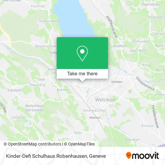 Kinder-Defi Schulhaus Robenhausen map