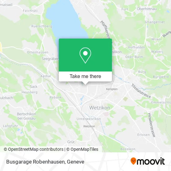 Busgarage Robenhausen map