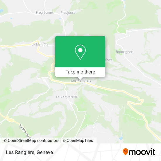 Les Rangiers map