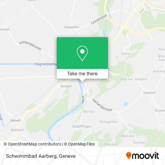 Schwimmbad Aarberg map