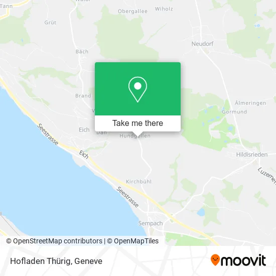 Hofladen Thürig map