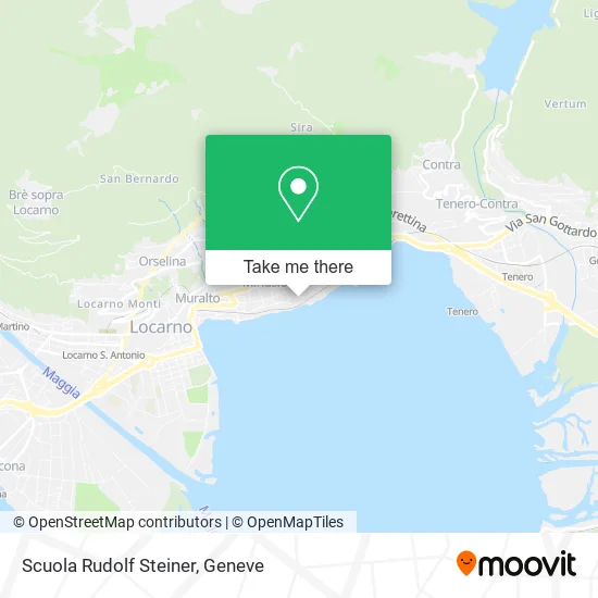 Scuola Rudolf Steiner map