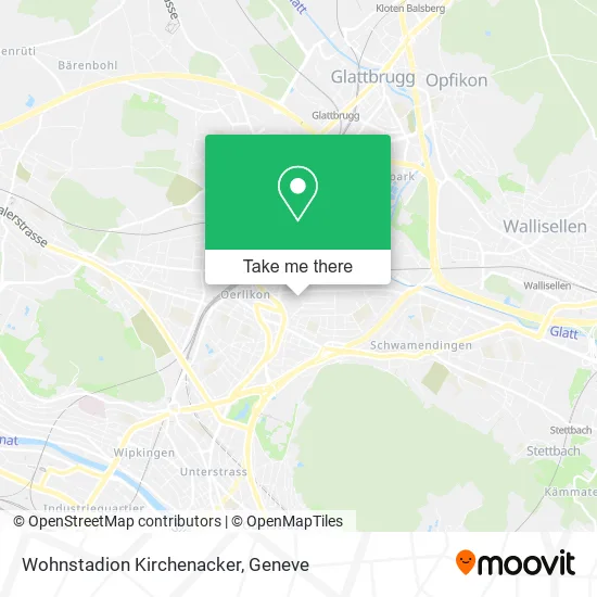Wohnstadion Kirchenacker map