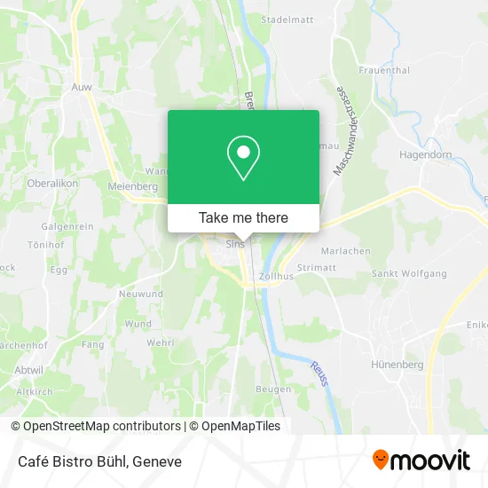Café Bistro Bühl map