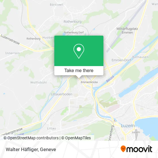 Walter Häfliger map