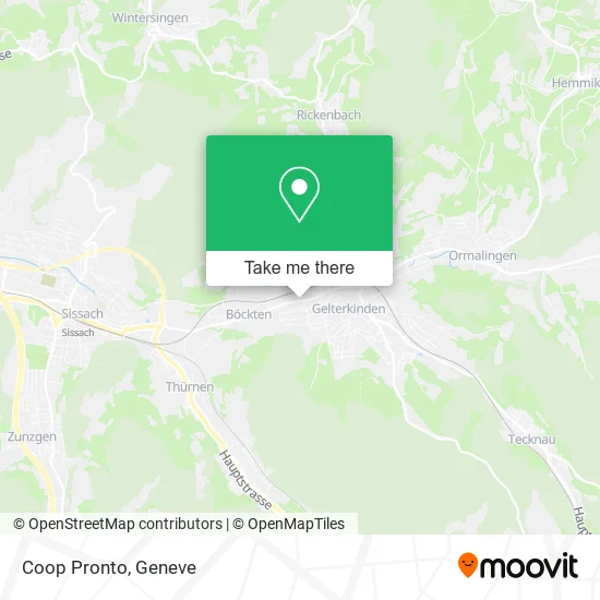 Coop Pronto map