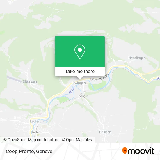 Coop Pronto map