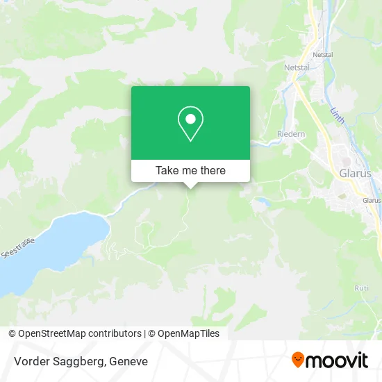 Vorder Saggberg map