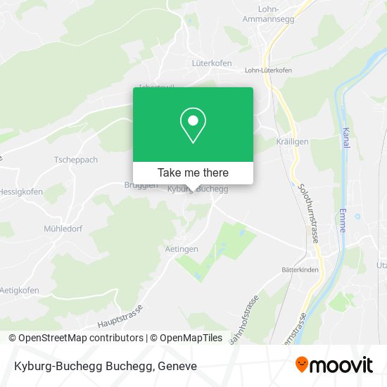 Kyburg-Buchegg Buchegg map