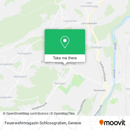 Feuerwehrmagazin Schlossgraben map