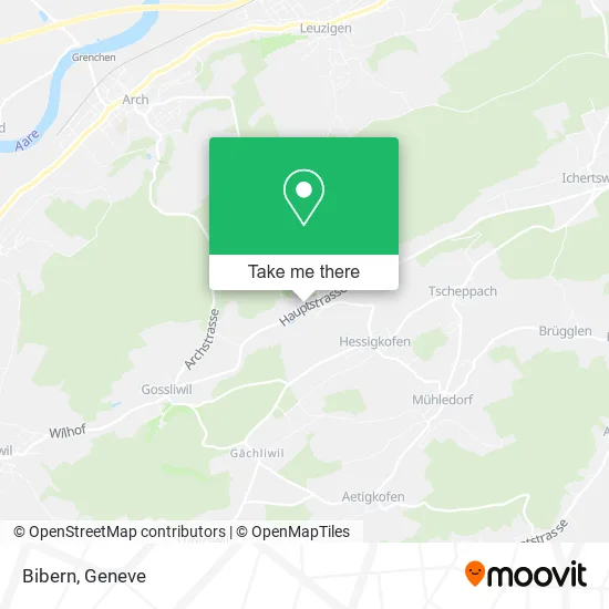 Bibern map