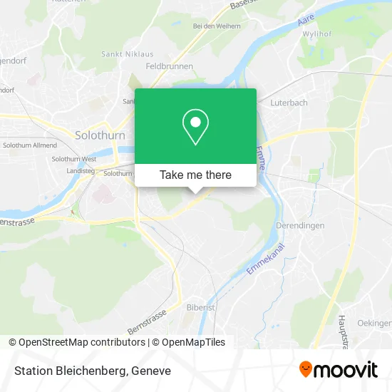 Station Bleichenberg map
