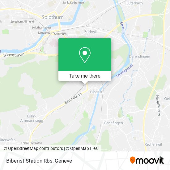 Biberist Station Rbs map