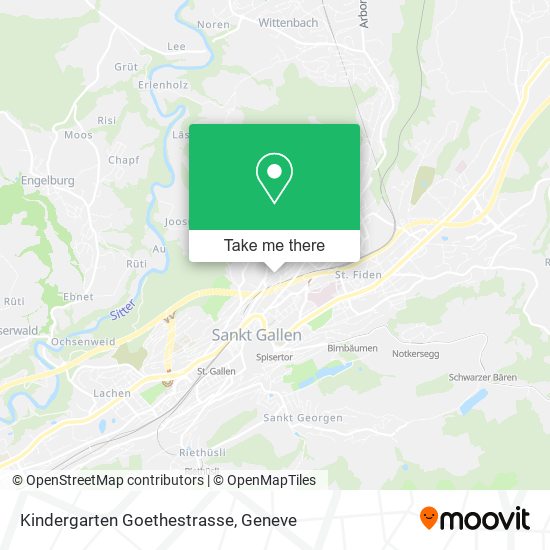 Kindergarten Goethestrasse map