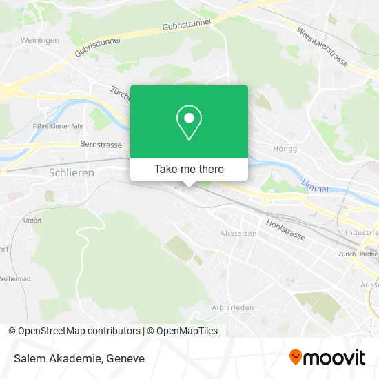 Salem Akademie map