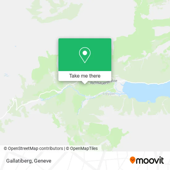 Gallatiberg map