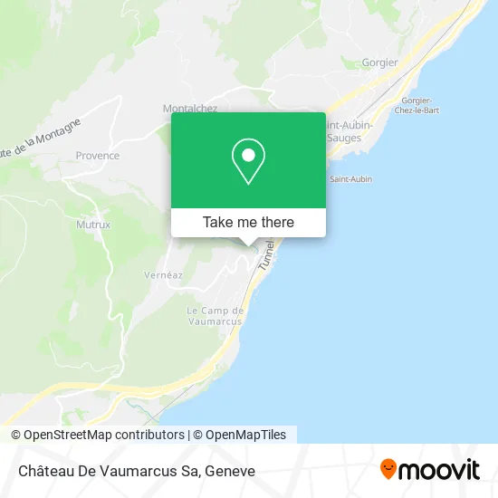 Château De Vaumarcus Sa map