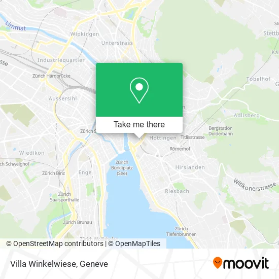 Villa Winkelwiese map