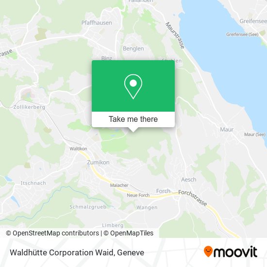 Waldhütte Corporation Waid map