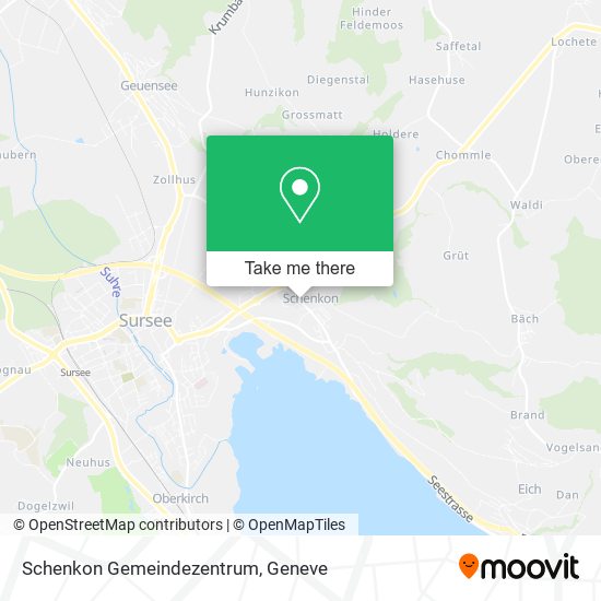 Schenkon Gemeindezentrum map