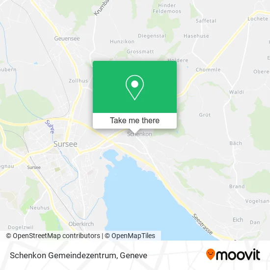 Schenkon Gemeindezentrum map