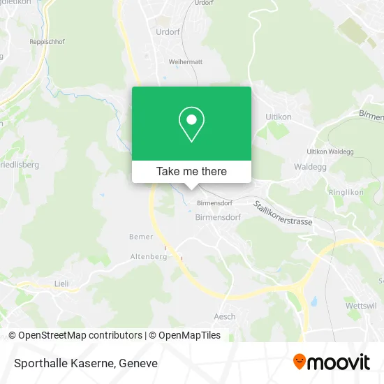 Sporthalle Kaserne map