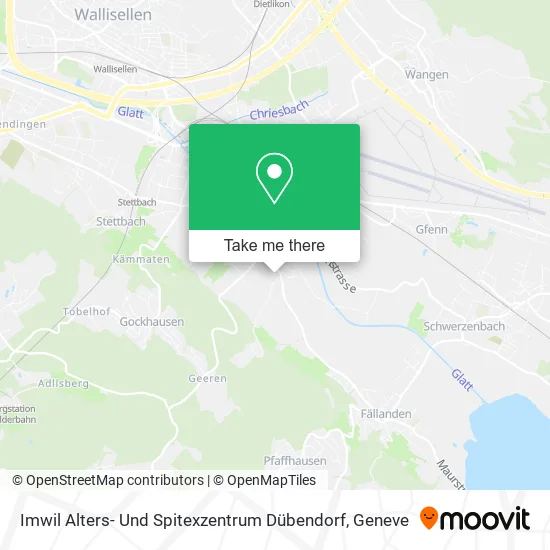 Imwil Alters- Und Spitexzentrum Dübendorf map