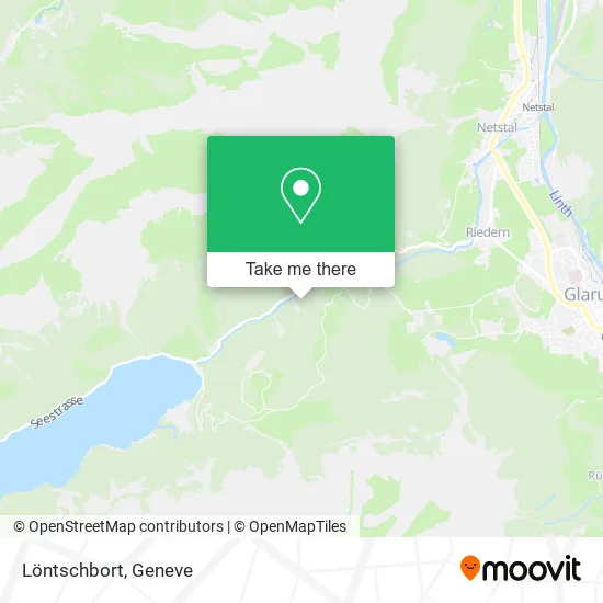 Löntschbort map