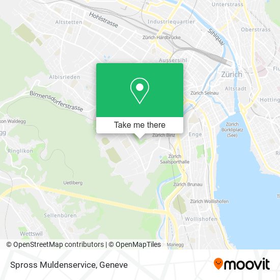 Spross Muldenservice map