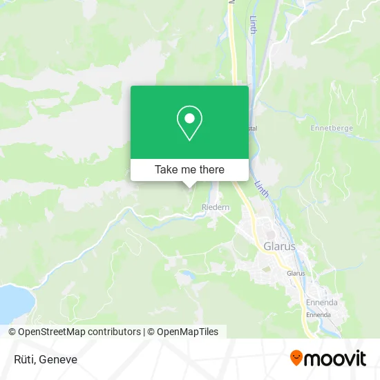 Rüti map