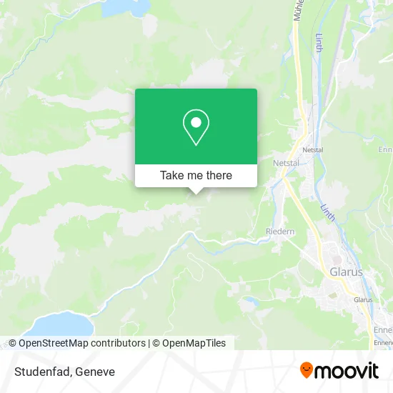 Studenfad map