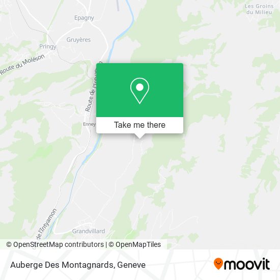 Auberge Des Montagnards map