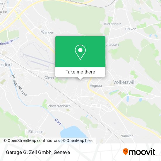 Garage G. Zell Gmbh map