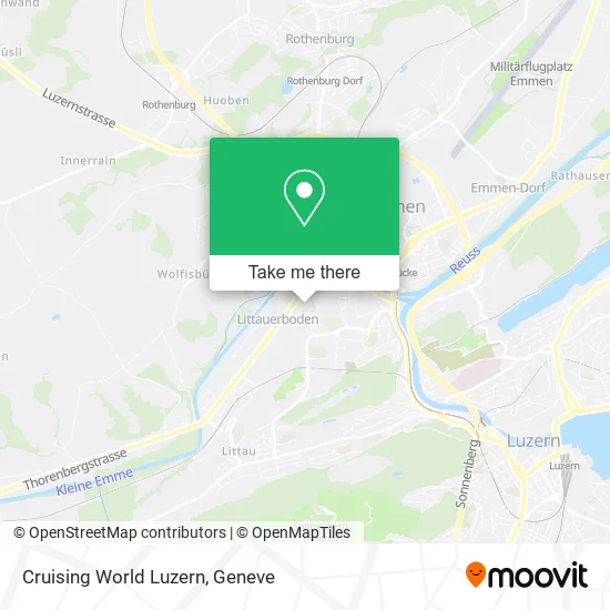 Cruising World Luzern map