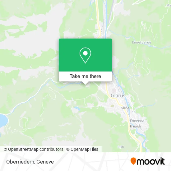 Oberriedern map