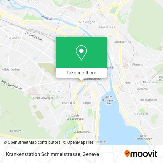 Krankenstation Schimmelstrasse map