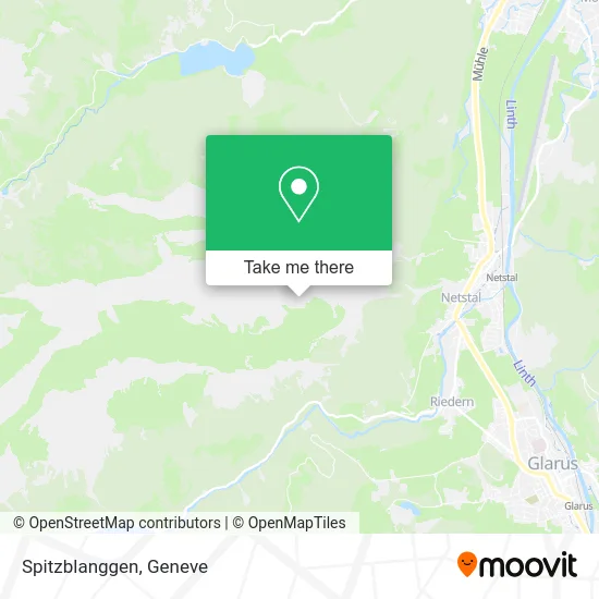 Spitzblanggen map