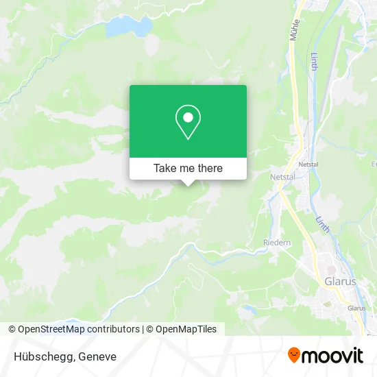 Hübschegg map