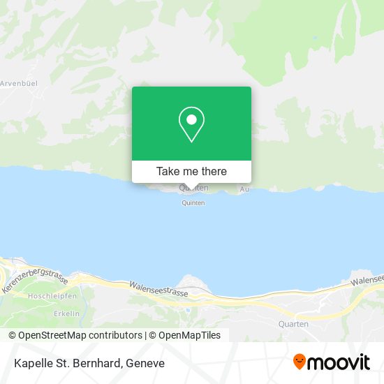 Kapelle St. Bernhard map