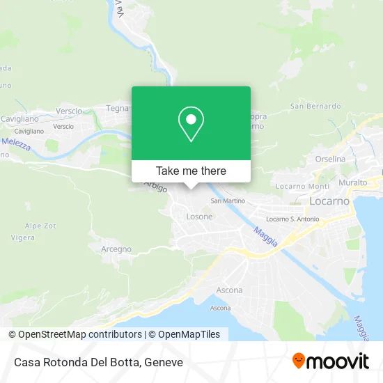 Casa Rotonda Del Botta map