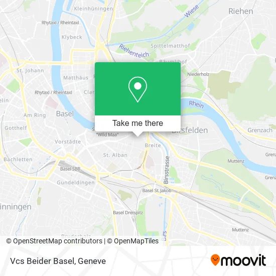 Vcs Beider Basel map