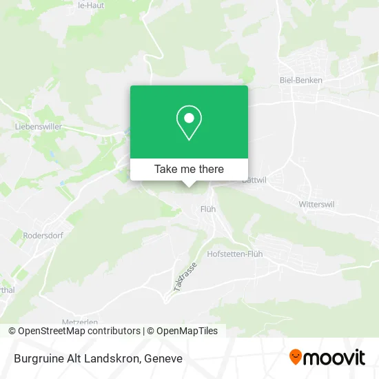 Burgruine Alt Landskron map