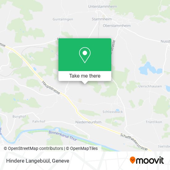 Hindere Langebüül map